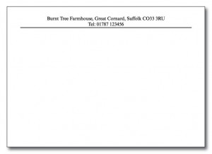 Thermographic Printing | Thermofast Printing | Thermographic Printing Company | Thermographic Printed Stationery
