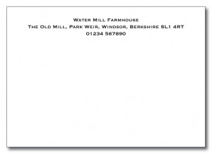 Thermographic Printing | Thermofast Printing | Thermographic Printing Company | Thermographic Printed Stationery
