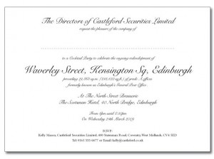 Thermographic Printing | Thermofast Printing | Thermographic Printing Company | Thermographic Printed Stationery