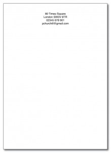 Thermographic Printing | Thermofast Printing | Thermographic Printing Company | Thermographic Printed Stationery